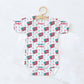 Land Of The Free Personalized Name Baby Bodysuit