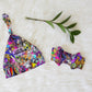 Magical Force Personalized Name Knotted Newborn Hat & Bow Headband