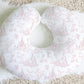 Tale As Old As Time Pink Personalized Name Nursing Pillow Cover