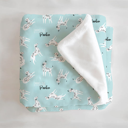 Seeing Spots Personalized Minky Blanket
